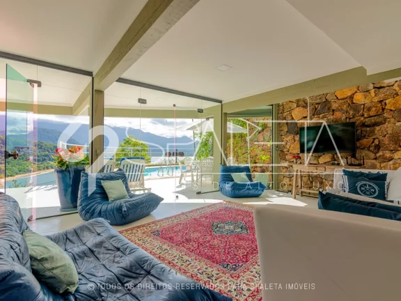 Imagem Fascinante propriedade com vista privilegiada para o mar à venda em Ubatuba