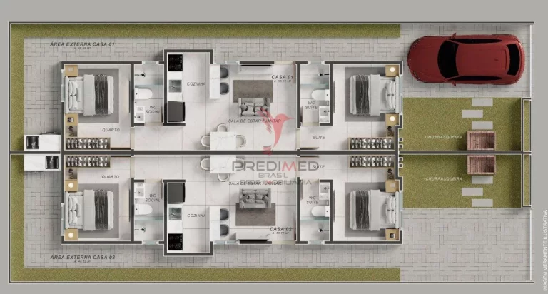 Imagem Casa de 2 quartos - Gramame - João Pessoa/PB