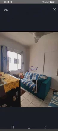 Imagem Apartamento com 1 dormitório à venda, 50 m² por R$ 265.000,00 - Aviação - Praia Grande/SP