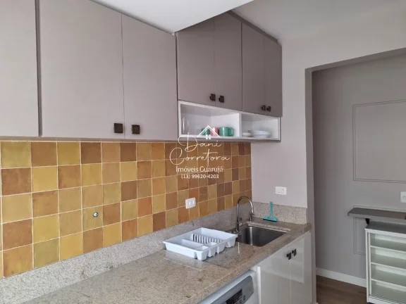Imagem Apartamento à venda em Guarujá-SP: 2 quartos, 2 suítes, 2 salas, 2 banheiros, 1 vaga, 60 m² na Vila Alzira! Venha conferir!