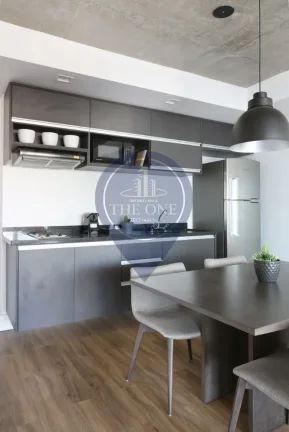 Imagem Apartamento para locação na Cidade Monções, São Paulo-SP: 1 quarto, 2 salas, 1 banheiro, 1 vaga de garagem, 70m²