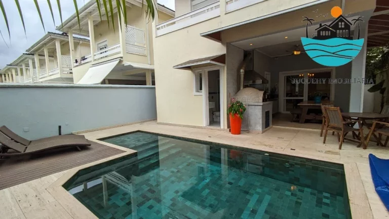 Imagem Juquehy Casas a Venda - Condomínio fechado com 4 suítes, 3 vagas, piscina privativa a rua da praia - | Juquehy Imobiliária