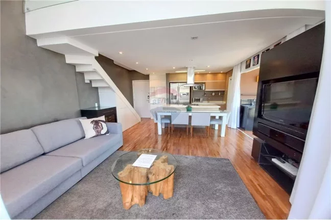 Imagem Apartamento duplex mobiliado 1 suíte 1 vaga na Vila Olímpia