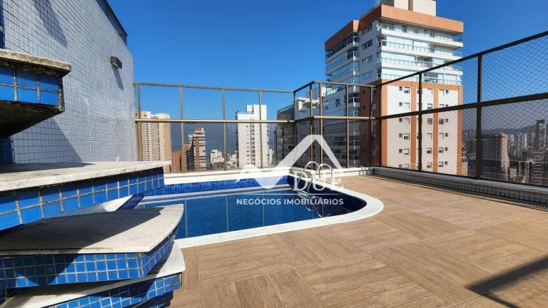 Imagem Cobertura com 4 quartos com vista mar, à venda, 350 m² por R$ 4.000.000 - Embaré - Santos/SP