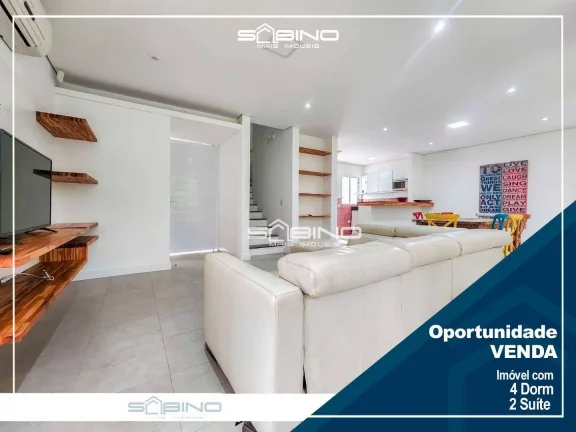 Imagem Belíssima casa de Villagio à venda com 4 Dormitórios sendo 2 suítes 223m² na Riviera de São Lourenço - Bertioga SP
