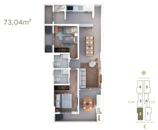 Imagem APARTAMENTO COM 129.77 m² - FORTE - PRAIA GRANDE SP