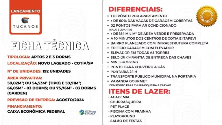 Imagem Apartamentos 03 Dorms com Varanda Gourmet - Cotia-SP