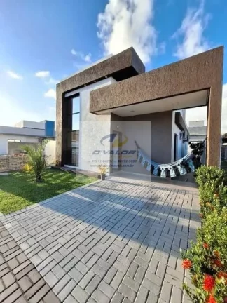 Imagem Vendo Casa, em Condomínio Fechado, com 100 m², 3 quartos s/ 1 suíte, sala ampla e 2 vagas