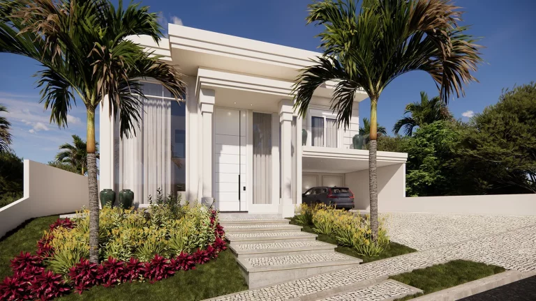 Imagem Terreno com Casa de Alto Padrão em Construção – Condomínio Alto do Sion