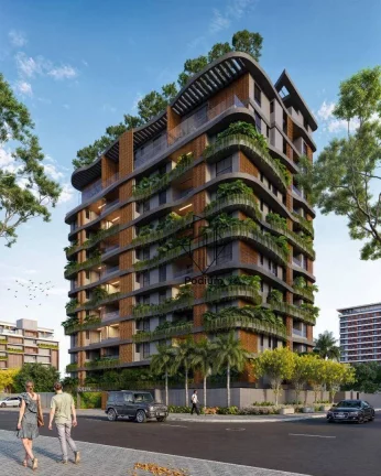 Imagem Apartamentos com varanda gourmet a 200m da praia de Cabo Branco - AP2680.