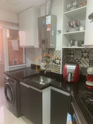 Imagem Apartamento com 55 m², composto por 2 dormitórios, sendo 1 suíte, além de 2 banheiros (social e ...