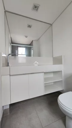 Imagem Studio de 44m com varanda envidraçada, ar condicionado, 1 vaga, área de serviço, sauna, salão de festas, piscina, deck, spa, fitness, churrasqueira