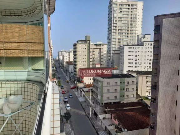 Imagem Apartamento com 1 dormitório à venda, 52 m² por R$ 320.000,00 - Vila Guilhermina - Praia Grande/SP