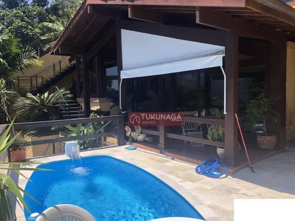 Imagem Linda Casa Alto Padrão com Vistas da Praia da Enseada - Ubatuba - SP.