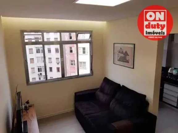 Imagem Apartamento com 1 dormitório à venda, 50 m² por R$ 245.000,00 - Itararé - São Vicente/SP
