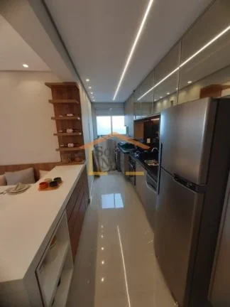 Imagem Apartamento novo com 76m², 3 dormitórios, banheiro, sala dois ambientes, cozinha, area de serviço...