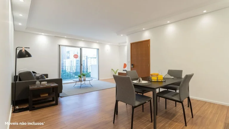 Imagem Apartamento 113M², 3Q, 1 Suíte, 2 Banheiros, 2 Vagas, Varanda, Salão de Festas, Playground, Fechadura Eletrônica, Banheiro de Serviço.