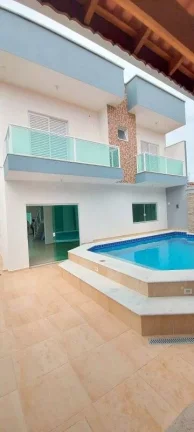 Imagem LINDO SOBRADO PERTINHO DA PRAIA 4 SUITES COM PISCINA