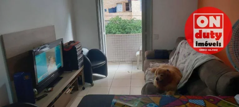 Imagem Apartamento com 2 dormitórios à venda, 80 m² por R$ 300.000,00 - Centro - São Vicente/SP