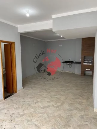 Imagem Sobrado Novo,estuda permuta até 50% ,3 dorms , 1 suíte, sacada,área gourmet com churrasq , 3 vagas ,bairro Vila Humaitá em Santo André