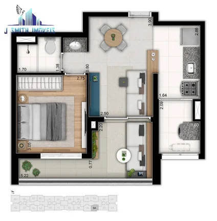 Imagem METRÔ VILA SÔNIA, APTOS 45m², 1 DORM. CONDOMÍNIO CLUBE
