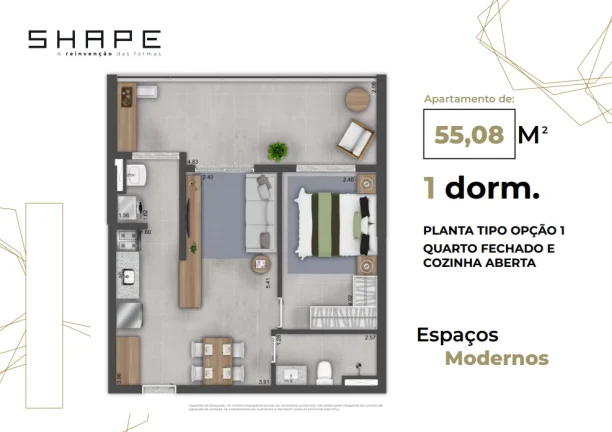 Imagem SHAPE Aptos. de 46 a 79m² ALPHAVILLE
