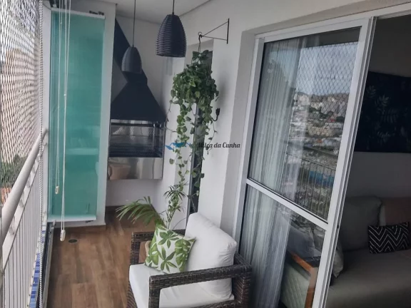 Imagem Apartamento à Venda, com 3 dormitórios, 1 suíte, 2 vagas, 83m², varanda Gourmet, Centro, São Bernardo do Campo