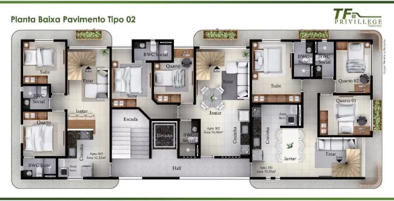 Imagem Apartamento à venda no bairro Bancários - João Pessoa/PB