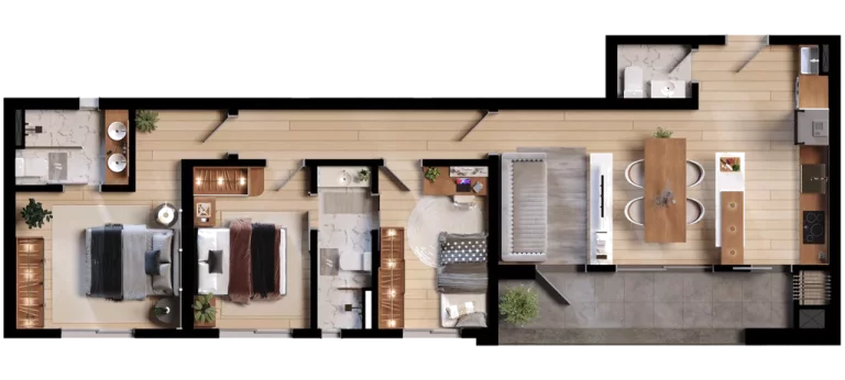 Imagem Oslo - Breve Lançamento - Apartamento à venda no bairro Santa Quitéria - Curitiba/PR