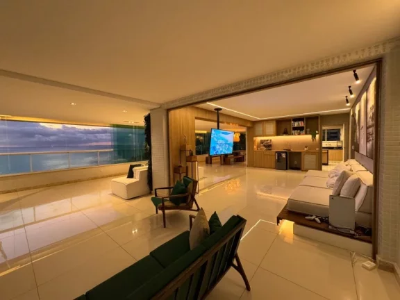 Imagem VILA SANTO ANTÔNIO - LADEIRA DA BARRA: 4 Suites c/ ampla varanda gourmet, vista mar Baía de todos os santos, 278,00m2 privativos, andar alto e 4 vagas