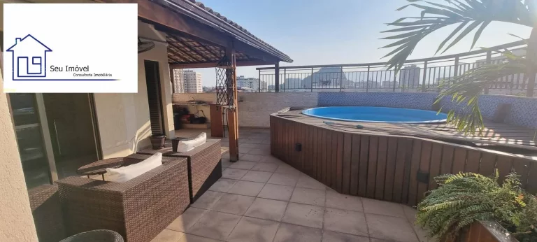 Imagem COBERTURA À VENDA - FREGUESIA 4 QUARTOS 2 SUÍTES 164MTS
