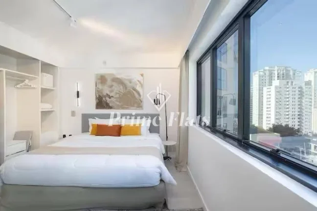 Imagem Flat disponível para locação no Meliá Ibirapuera, com 26m², 1 dormitório e 1 vaga
