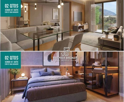 Imagem Apartamento à venda, 60 m² por R$ 530.000,00 - Várzea - Teresópolis/RJ