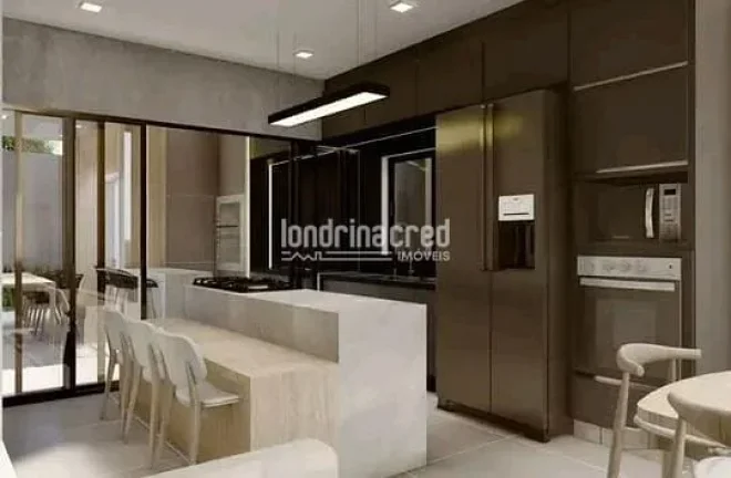 Imagem Casa à venda 3 Quartos, 3 Suites, 4 Vagas, 186M², Parque Tauá, Londrina - PR | CONDOMÍNIO ARANGUÁ