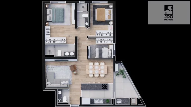 Imagem Apartamento a Venda no bairro Boa Vista - Curitiba, PR