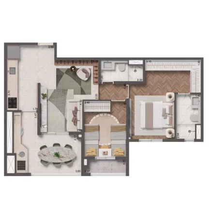 Imagem APARTAMENTO RESIDENCIAL em São Paulo - SP, Vila Palmeiras