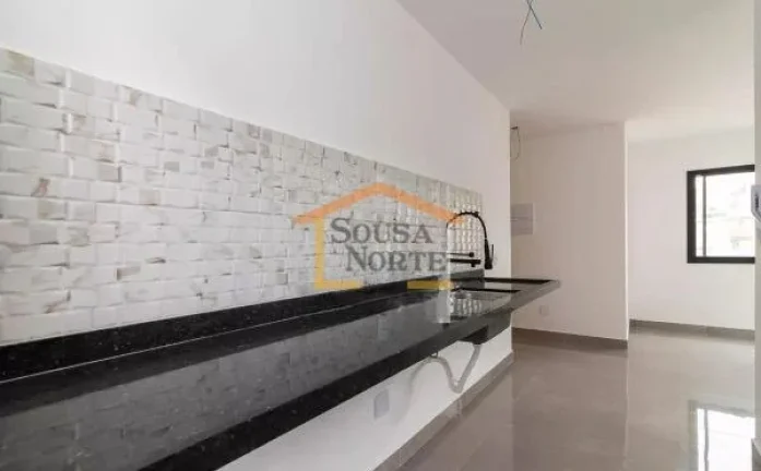 Imagem Apto 2 dormitórios, sala, cozinha, banheiro, área de serviço, sem vaga. 37m².
Acabamento alto pa...