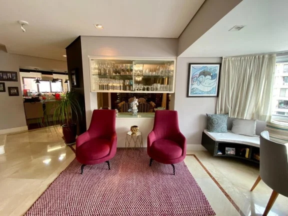 Imagem Cobertura 248 M², 3Q, 3 suítes, 4 banheiros, 3 vagas, sauna, piscina, churrasqueira, adega, gazebo, gerador, closet, lareira.