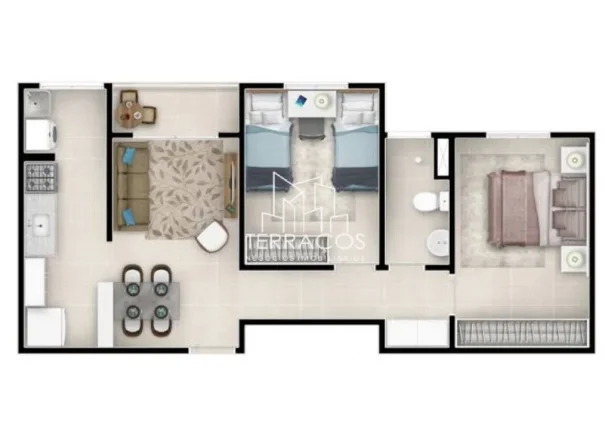 Imagem INCRÍVEL APARTAMENTO SEMI-NOVO DE 52 M² NA CIDADE DE VÁRZEA PAULISTA.