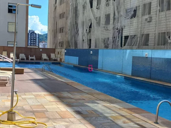 Imagem Apartamento com 2 dormitórios sendo 1 suíte, com lazer completo e 1 vaga coletiva suficiente e livre R$ 695.000 - Campo Grande - Santos/SP