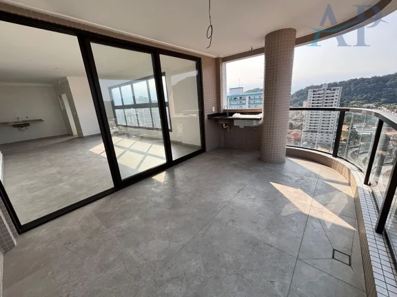 Imagem Apartamento com 3 Dormitórios em Praia Grande de Frente para o Jardim Mathilde
