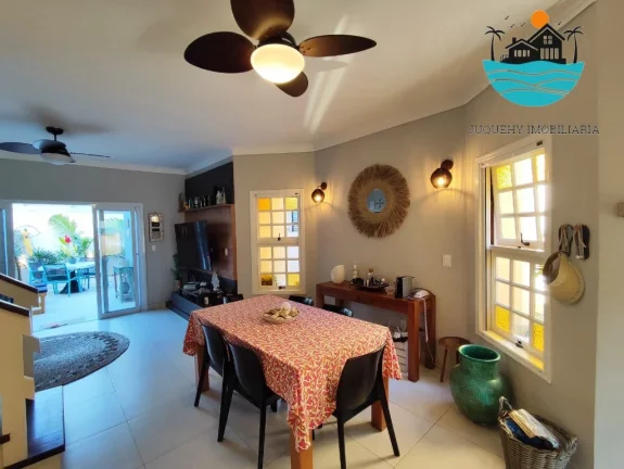 Imagem Casa para Aluguel de Temporada em Juquehy, com 5 quantos, sendo 02 suítes, Piscina, Sauna, 250m da praia, máx. 10 pessoas | Juquehy Imobiliária