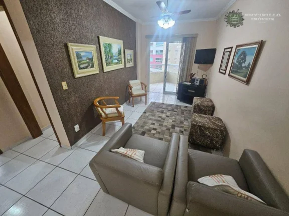 Imagem Apartamento com 2 dormitórios à venda, 82 m² por R$ 450.000 - Vila Guilhermina - Praia Grande/SP
