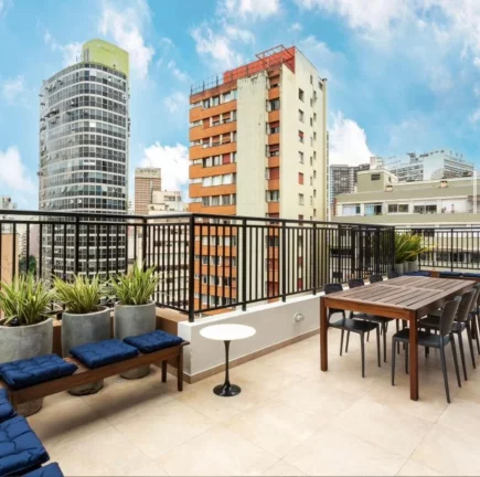 Imagem Apartamento na Região central com 25 metros quadrados com 1 quarto sendo 1 banheiro Possui academia...