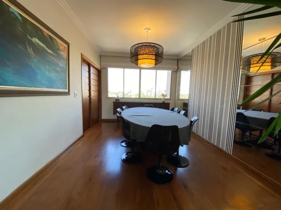 Imagem Apartamento 222 M², 1 por andar, 4Q, 4 Suítes, 6 Banheiros, 3 Vagas, Varanda, Lavabo, Piscina, Salão de Festas, Vista 360º protegida.