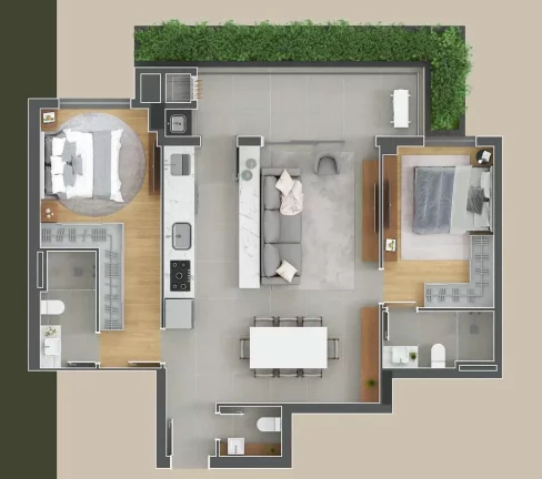Imagem Sangiovese - Apartamento à venda no bairro Alto da Glória - Curitiba/PR