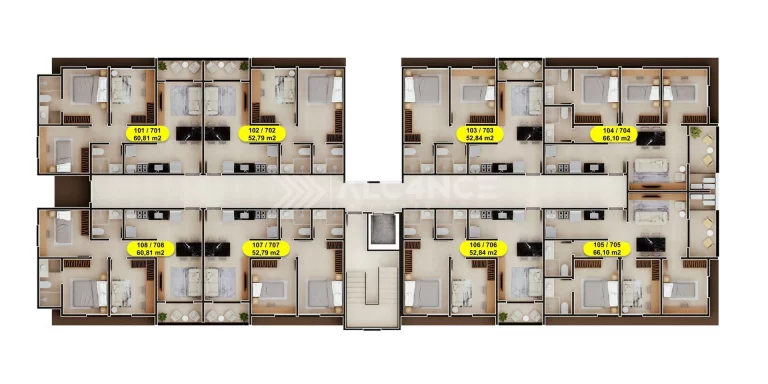 Imagem Apto - 2 Quartos - 1 Suíte - 52,79 m² - Poço, Cabedelo/PB