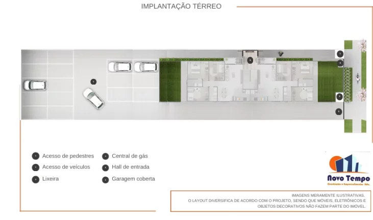 Imagem Apartamento Garden para Venda em São José dos Pinhais, Centro, 3 dormitórios, 1 suíte, 2 banheiros, 2 vagas