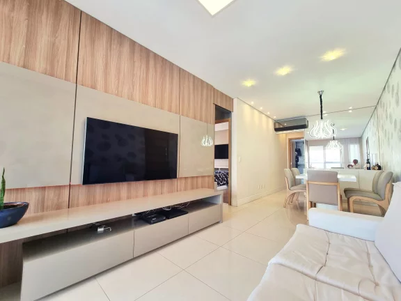 Imagem Apartamento em andar alto com 3 suítes e vista livre a venda no boqueirão em Santos