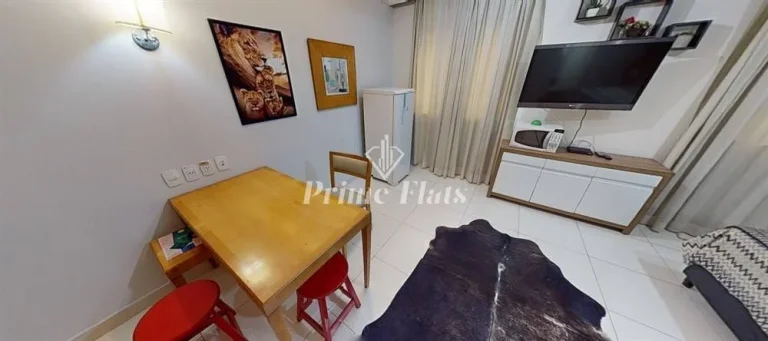 Imagem Flat disponível para locação no Quality Suites Oscar Freire em Pinheiros, com 32m², 1 dormitório e 1 vaga